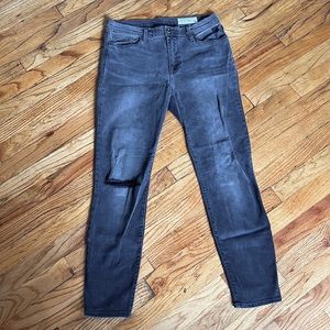 Black Pistola Shredded Knee Jeans size 30